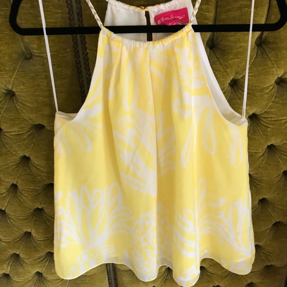 LILLY PULITZER PINEAPPLE TOP
